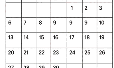 Printable July 2025 Calendar