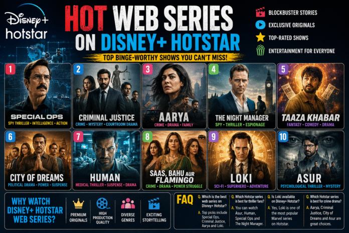 Hot Web Series on Disney+ Hotstar Hot Web Series on Disney+ Hotstar