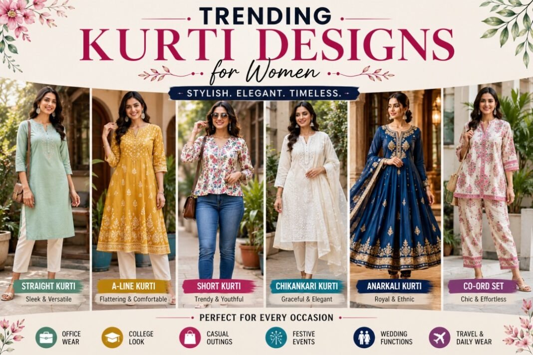 Trending Kurti Designs for Women