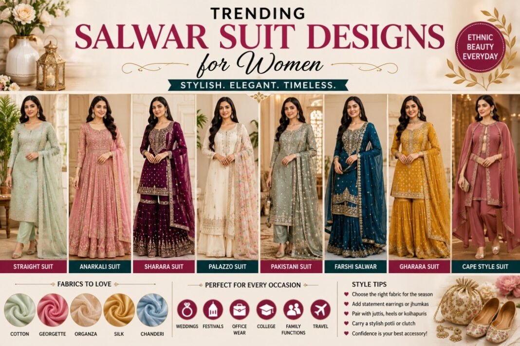 Trending Salwar Suit Designs for Women